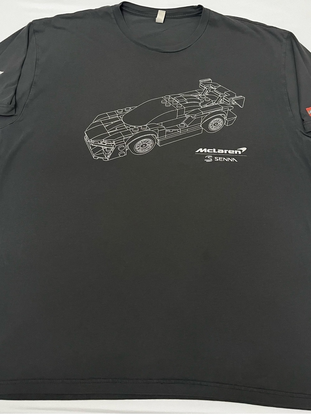 Rare E3 promo Forza 4 Lego speed Champions McLaren Senna shirt XXL XBOX